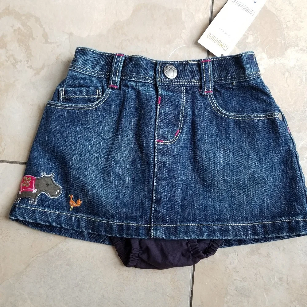 Gymboree Bathing Beauty Hippo 3 Piece Outfit